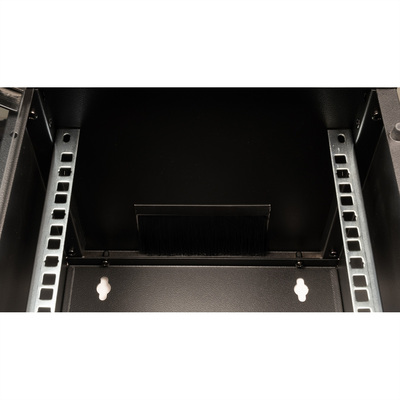 10" Rack na stenu 9U, čierny, 464x312x300 mm (HxWxD), RAL9005