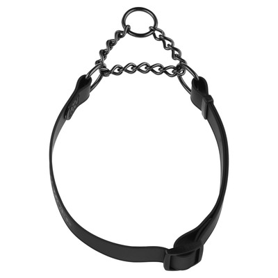 Obojok nastaviteľný BioThane 2.5cm/40-65cm, hnedý, HS