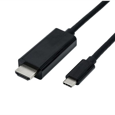 Kábel USB 3.1 Typ C na HDMI M/M 5m, gen.2, 4K2K@60Hz, čierny