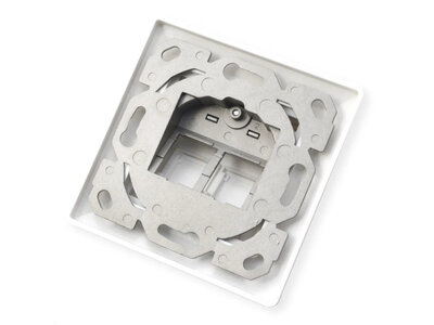 BOX pod omietku pre 2x Keystone, biely