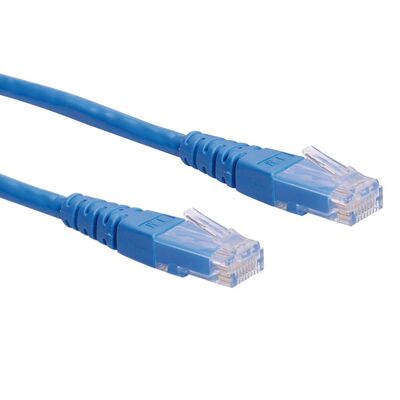 UTP Patchkábel 0.3m cat.6, modrý, Cu