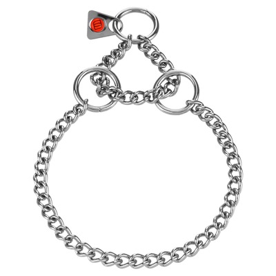 Obojok retiazkový sťahovací 2mm/35cm, malé oko, nerezová oceľ, HS