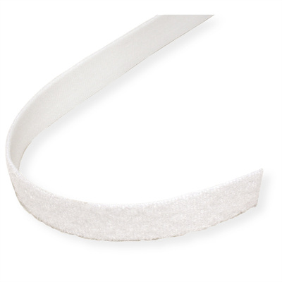 Káblový organizér suchý zips 25m návin, biela farba, šírka 20mm, VELCRO® ONE-WRAP®
