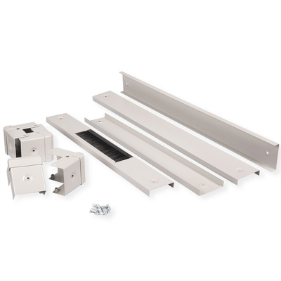 Podstavec pre sieťový kabinet, 800x1000mm (ŠxH), sivý