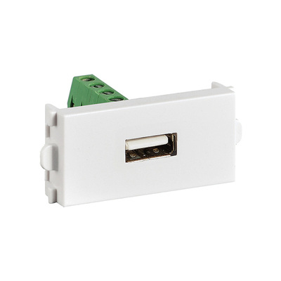 Modul SNAP-Value USB 2.0 A svorkovnica, biely