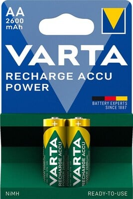 Baterka VARTA RTU nabíjacia AA (2ks) 1.2V 2600mAh NiMH (HR6 5716) 2BL