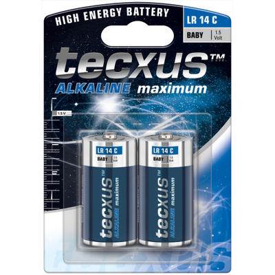 Baterka Tecxus Alkalická C Baby (2ks) 1.5V (LR14) 2BL