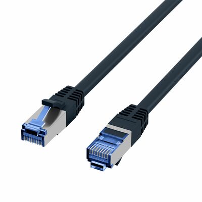 S/FTP (PiMF) Patchkábel LSOH 1.5m cat.7, čierny, Cu, SuperFlex