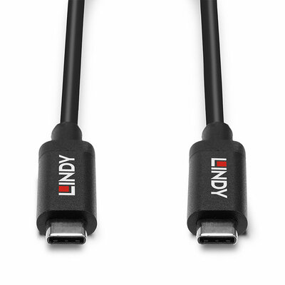 Kábel USB 3.2 Gen 2, AM/CM Typ C 5m, 10Gbps, PD 60w 20V3A, čierny, aktívny