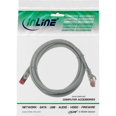 S/FTP (PiMF) Patchkábel LSOH 1.5m cat.6, sivý, Cu