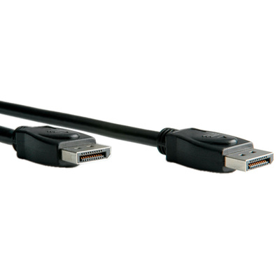 Kábel DisplayPort M/M 5m, 4K@60Hz, DP v1.2, 21.6Gbit/s, čierny