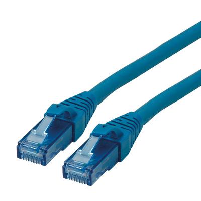 UTP Patchkábel LSOH 1.5m cat.6a, modrý, Cu, Component Level