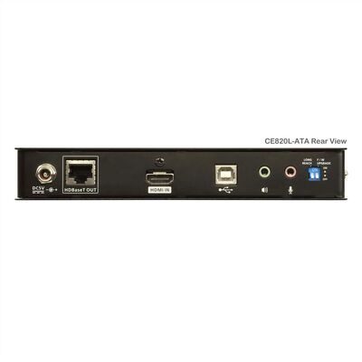 Predĺženie KVM cez TP do 100m, HDMI, USB, RS232, LAN, Audio (3.5mm jack), 4K@60Hz