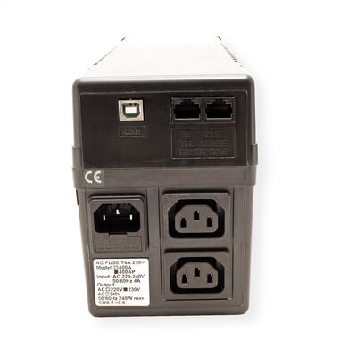 UPS Záložný zdroj, VALUE 400VA/240W, USB Port, Line Interaktiv