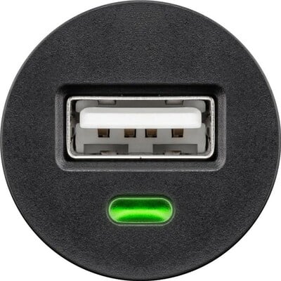 Nabíjačka USB do auta 1port, 1xUSB A, 1A, 5W, mini, čierna