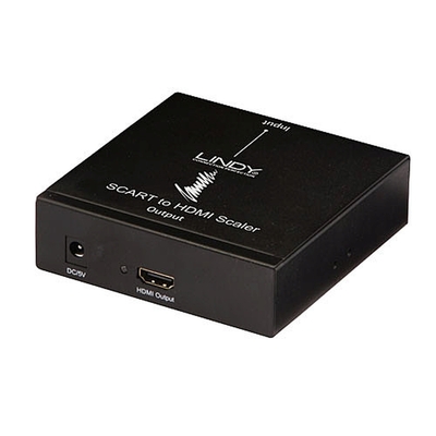 Konvertor SCART na HDMI, Upscaler, 720p HD, RGB/Composite auto-detection, čierny