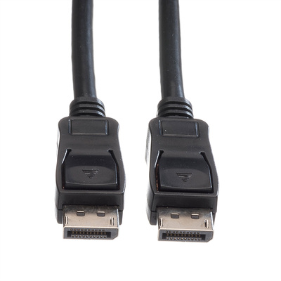 Kábel DisplayPort M/M 5m, 4K@60Hz, DP v1.2, 21.6Gbit/s, čierny