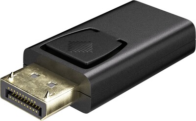 Adaptér DisplayPort/HDMI M/F, 1080p@30Hz (DP 1.2, HDMI 1.4), priamy, čierny