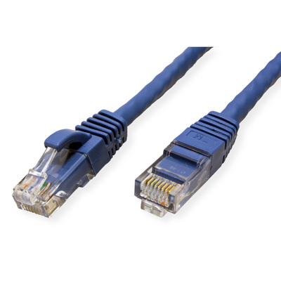 UTP Patchkábel 5m cat.6a, modrý, Cu