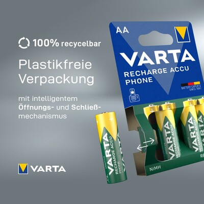 Batéria VARTA RTU nabíjacia AAA (2ks) 1.2V 800mAh NiMH (HR03 58389) 2BL