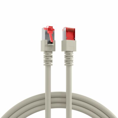 S/FTP (PiMF) Patchkábel LSOH 3m, cat.6, sivý, Cu