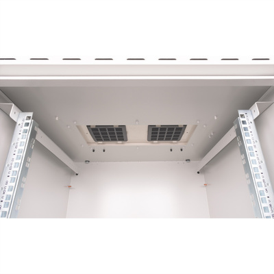 19" Rack na stenu 12U, sivý, 713x600x600mm (HxWxD), RAL7035, IP55, vonkajší, odnímateľné bočnice