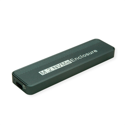Externý box / Adaptér USB 3.2 Gen 2x2 Typ C na NVMe M.2 SSD HDD (M-key), 20Gbps, čierny