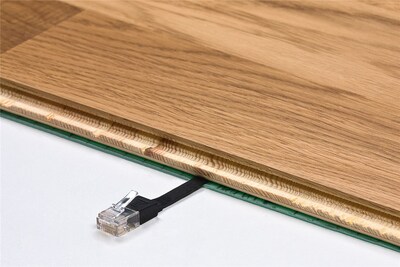 UTP Patchkábel 2m cat.6, hnedý, plochý, Cu