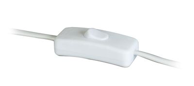 LED svietidlo s vypínačom, do do 19" rozvádzača, 8W, biele