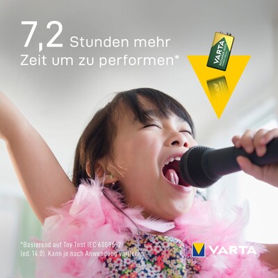 Batéria VARTA RTU nabíjacia 9V 200mAh NiMH (6HR61 56722) 1BL