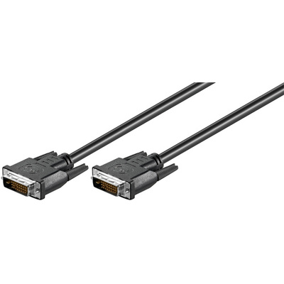 Kábel DVI-D M/M 1.8m, Dual-Link, 3840x2160@30Hz, čierny