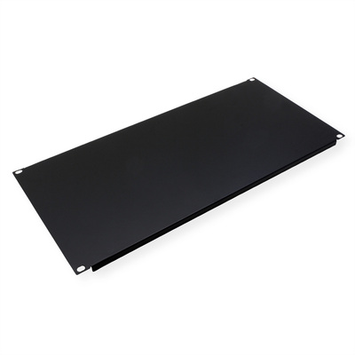 19" záslepka 5U, kovová, čierna RAL9005