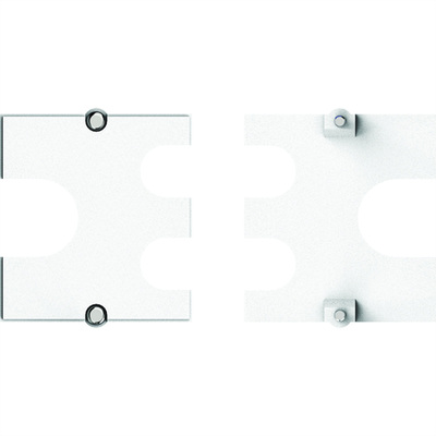 Modul pre BACHMANN káblová priechodka 3 vstupy 2x 9mm + 1x 14mm, biely