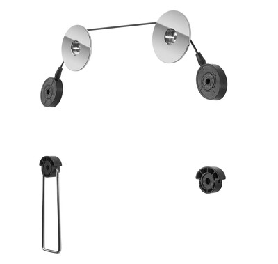 Držiak pre TV 32-55" na stenu, max 50kg, profil 15mm, VESA až 800x600mm, čierny