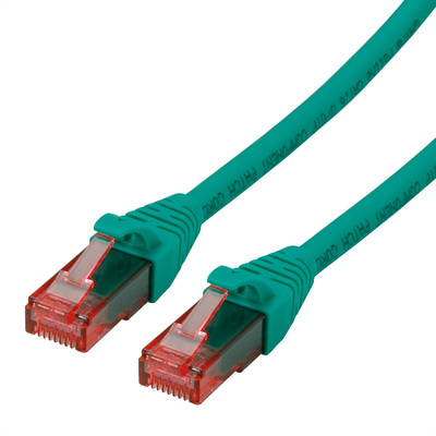 UTP Patchkábel LSOH 0.3m cat.6, zelený Cu, Component Level