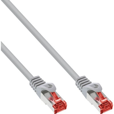 S/FTP (PiMF) Patchkábel LSOH 10m cat.6, sivý, Cu
