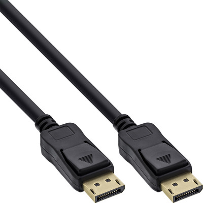 Kábel DisplayPort M/M 10m, 4K@60Hz, DP v1.2, 21.6Gbit/s, čierny