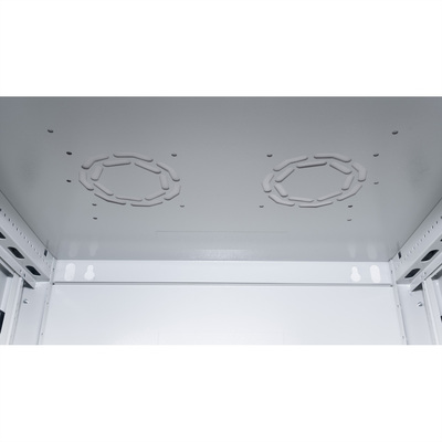 19" Rack na stenu 4U, sivý, 290x600x450mm (HxWxD), odnímateľné bočnice