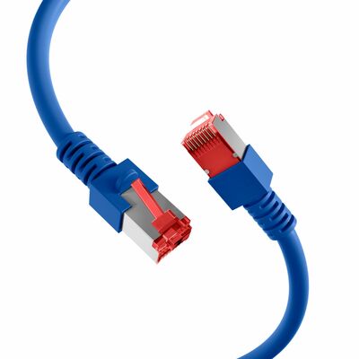S/FTP (PiMF) Patchkábel LSOH 3m, cat.6, modrý, Cu
