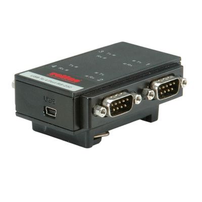 Adaptér USB na 4x RS232 (M), 9pin, DIN