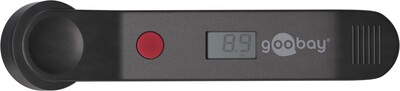 Digitálny merač tlaku pneumatík, batéria CR2032 lítiová v balení, čierny