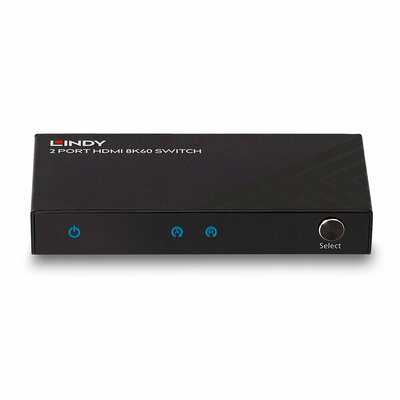 Video selektor/switch HDMI 2IN/1OUT prepínanie cez IR+tlačidl. UHD 8K(60Hz) 48G, Automatický