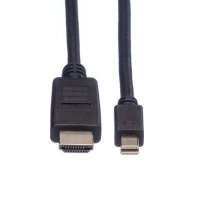Kábel DisplayPort mini na HDMI M/M 4.5m, jednosmerný, max. 1920x1200@60Hz, čierny