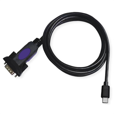 Káblový adaptér USB 3.1 Typ C na RS232 (M), 9pin, 1.8m, FTDI chipset