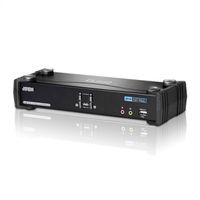 Sada káblov pre KVM DVI-D M/M, USB-A M, USB-B M, 4x 3.5mm jack Audio, 5m, Dual Link