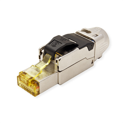 Konektor 8/8 RJ45 cat.8.1, tienený, 40Gbit, 2000Mhz, na drôt, montáž bez klieští AWG 22-26