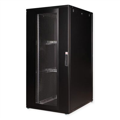 19" Rack na podlahu 36U, 1705x800x1000mm (HxWxD), PRO, čierny