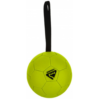 Lopta futbalová s priemerom 16cm, s uškom, veľká, ekokoža, rôzne farby