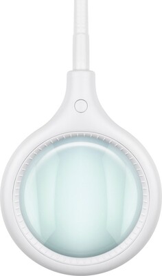 Stolná lupa s LED podsvietením, s úchytom na "štipec", zväčšenie 1.75x, biela