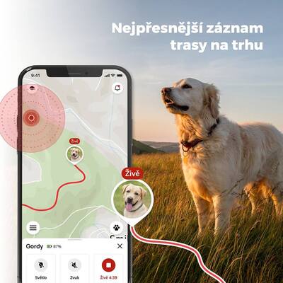 Vyhľadávacie zariadenie pre psov DOG GPS mini lokátor